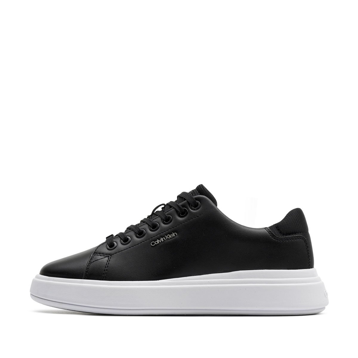 Calvin Klein Cupsole Lace Up Calvin MTL Leather Дамски кецове HW0HW02034BEH