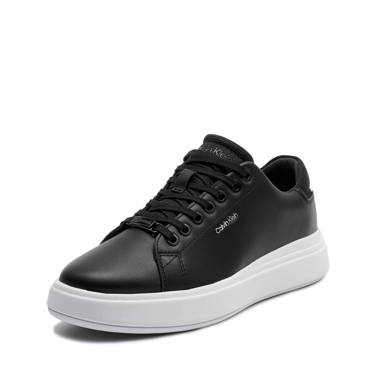 Calvin Klein Cupsole Lace Up Calvin MTL Leather Дамски кецове HW0HW02034BEH