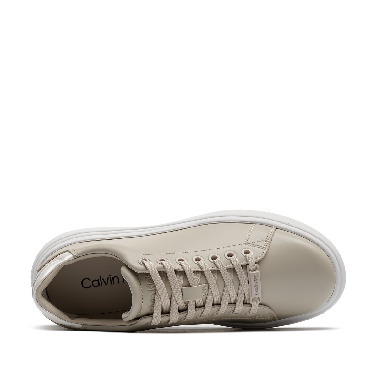 Calvin Klein Cupsole Lace Up Leather Дамски кецове HW0HW019870F9