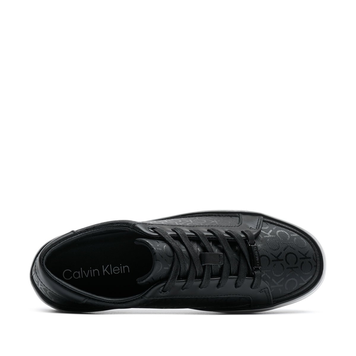 Calvin Klein Flatform Cup Lace Up Epi Mono Дамски кецове HW0HW01911BEH