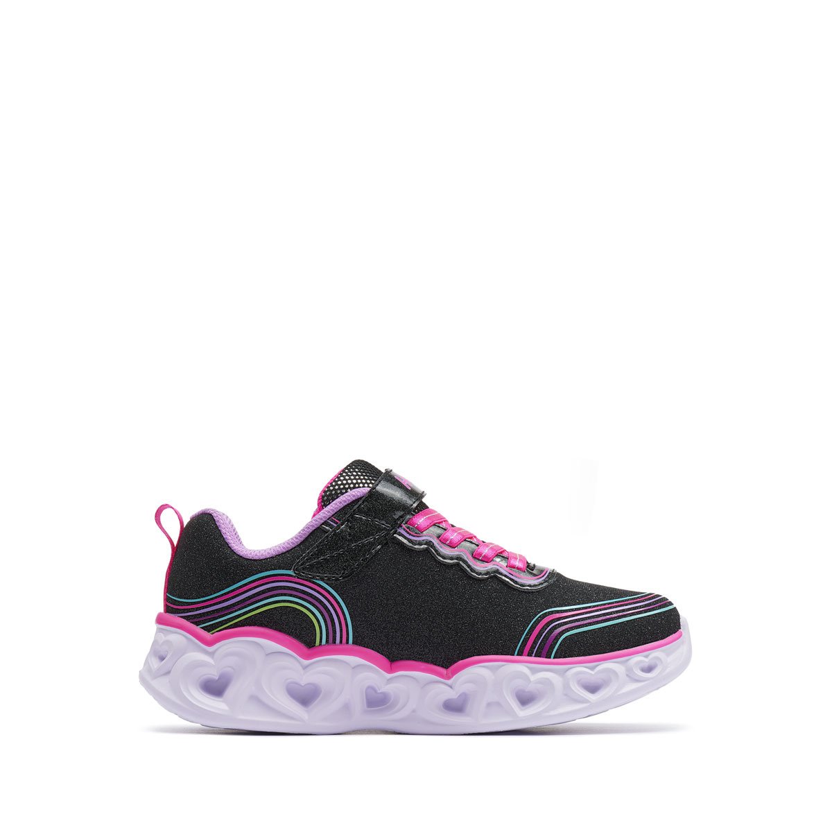 Skechers S Lights-Heart Lights-Retro Hearts Детски маратонки 302689L-BKMT