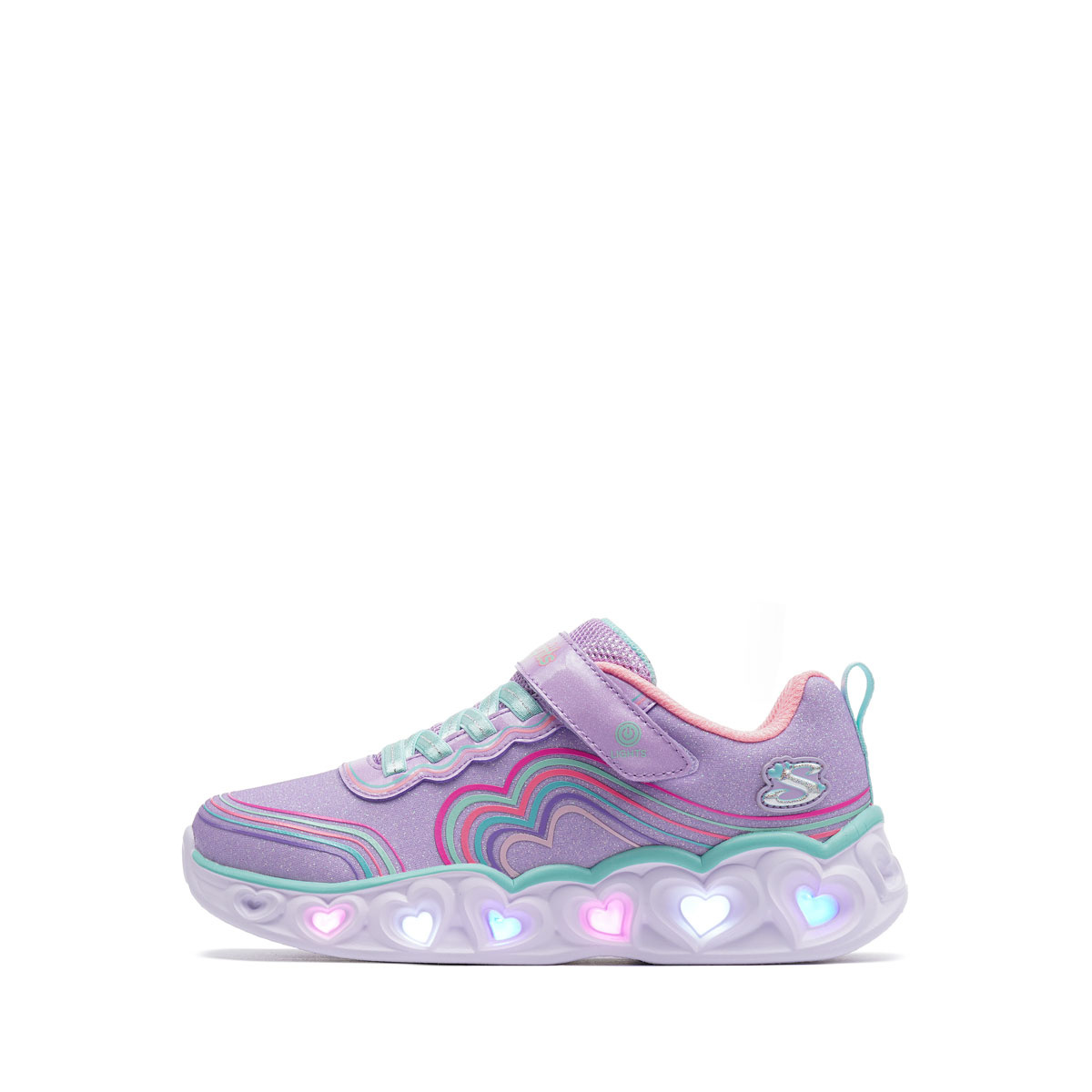 Skechers S Lights-Heart Lights-Retro Hearts Детски маратонки 302689L-LVMT