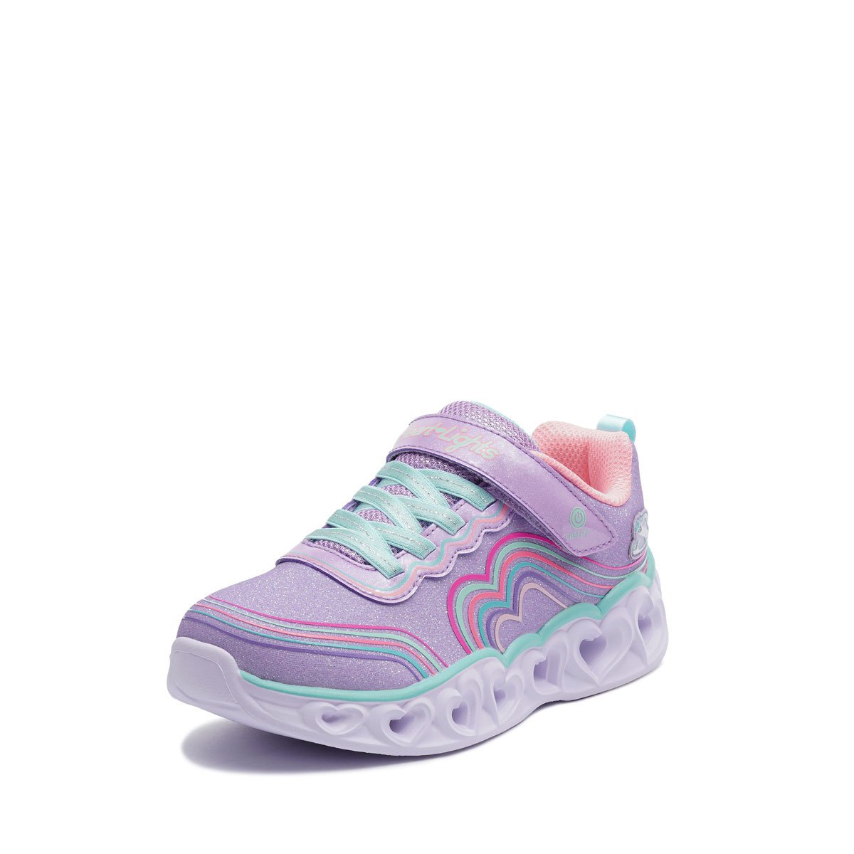 Skechers S Lights-Heart Lights-Retro Hearts Детски маратонки 302689L-LVMT