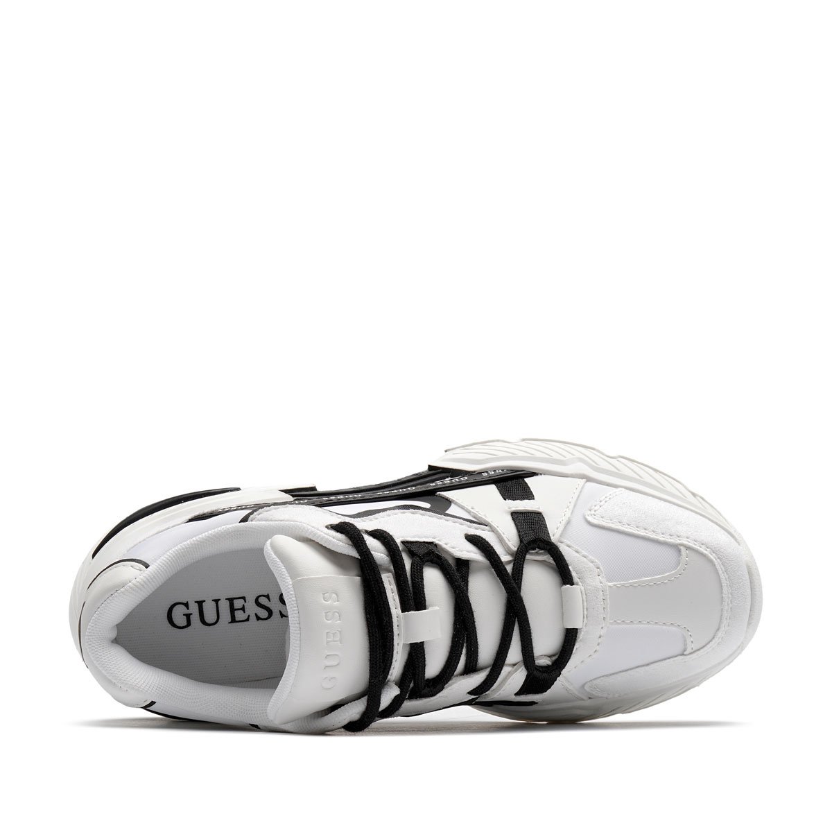 Guess Carrli Дамски спортни обувки FLGCAIFAB12-WHBLK